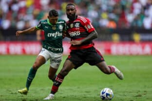 Wesley está à disposição para Flamengo x Palmeiras