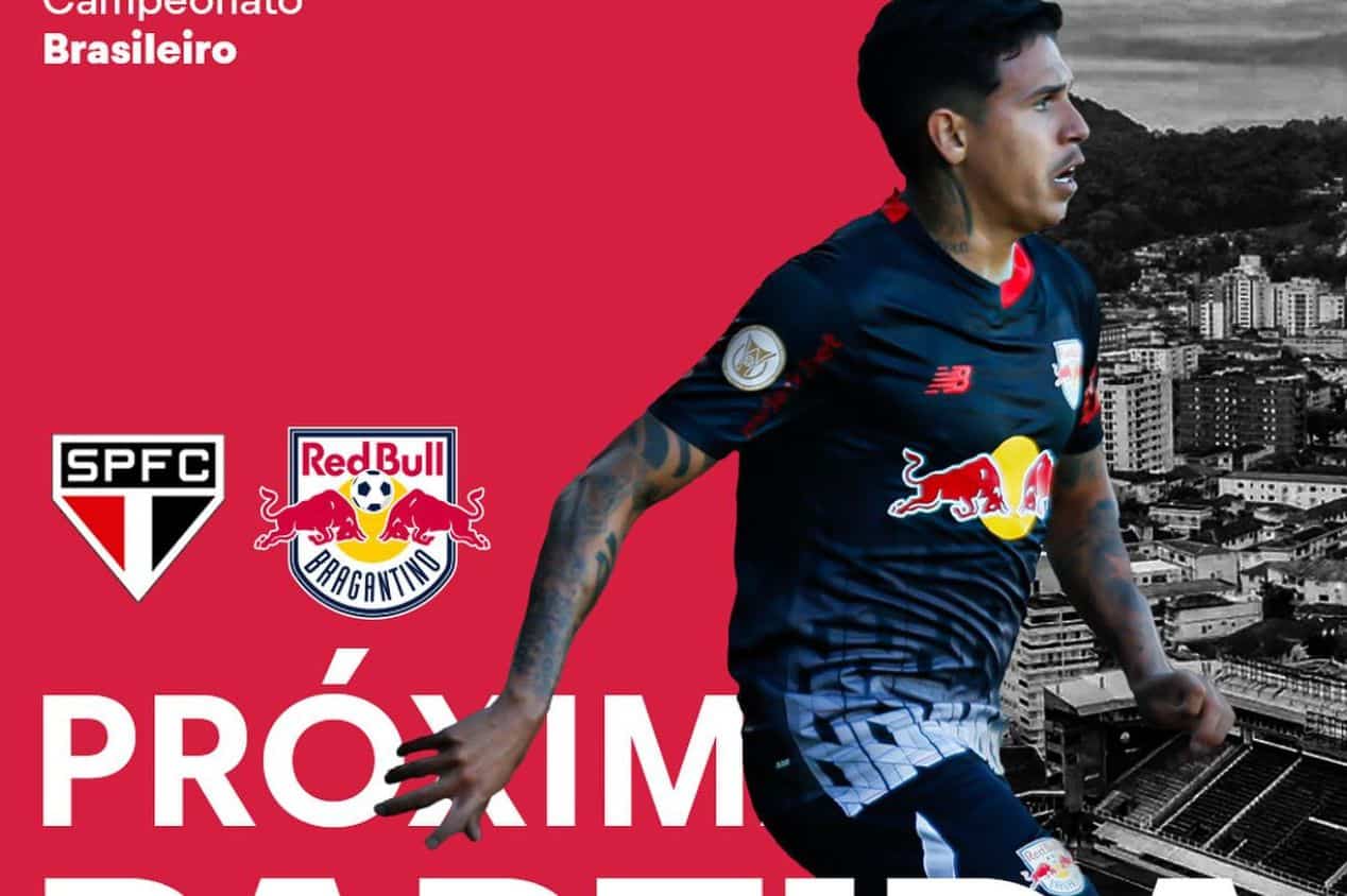 São Paulo x Red Bull Bragantino pelo Brasileirão 2023: onde